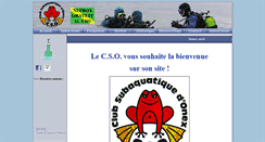 Desktop Screenshot of cso-plongee.com